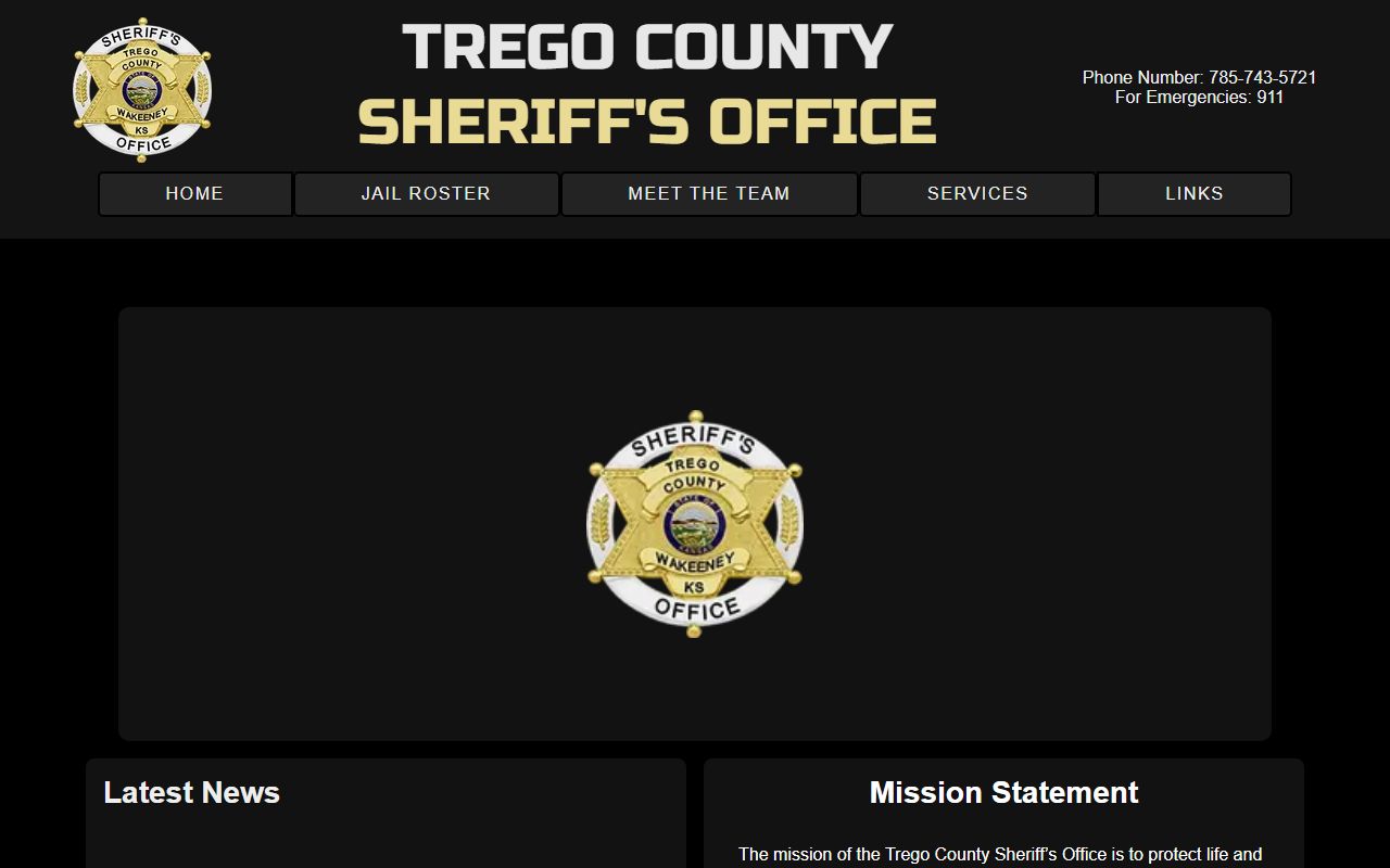 Trego County arrest records sheriff office source