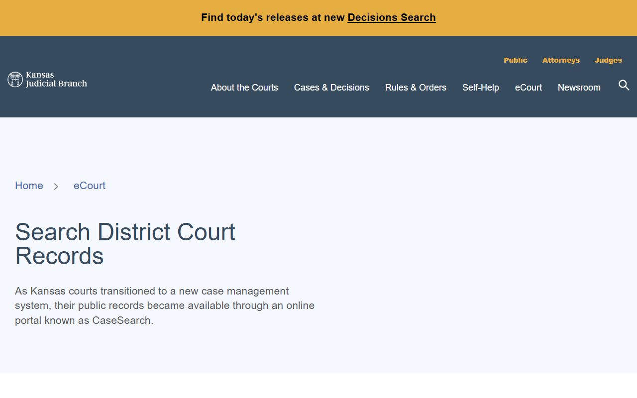 Trego County court records Kansas district court records access