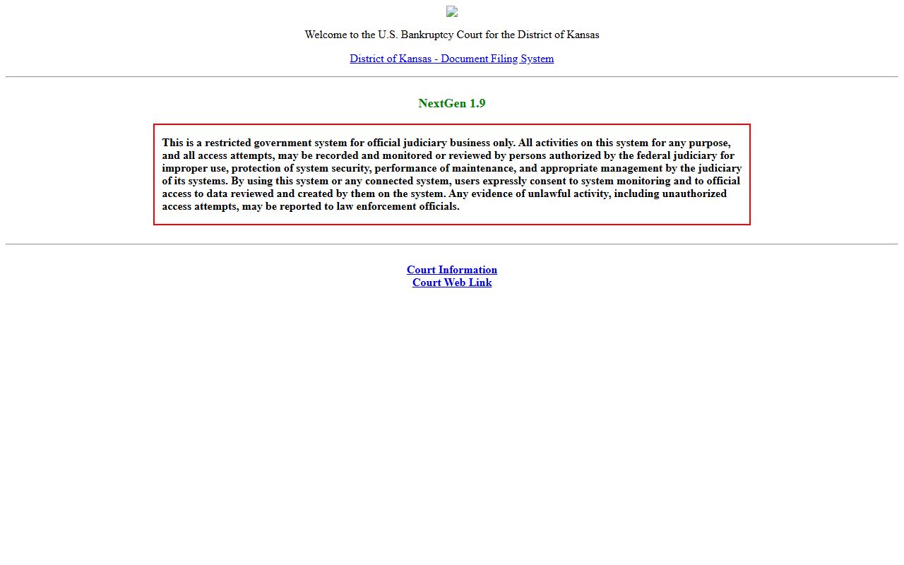 Trego County probate records compared with Kansas Bankruptcy Court CM ECF records